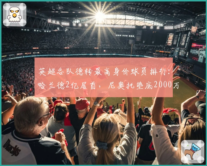 英超各队德转最高身价球员排行：哈兰德2亿居首，尼奥托垫底2000万