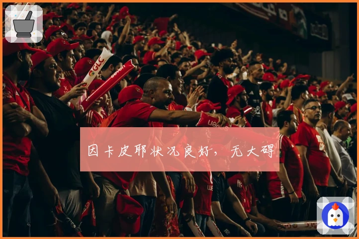 因卡皮耶状况良好，无大碍